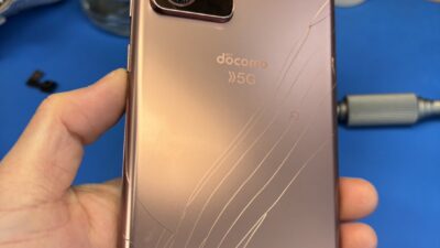 Galaxy Note20 Ultra背面ガラス割れ【Galaxy修理熊谷】