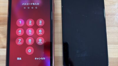 iPhoneXr画面表示不良【iPhone修理熊谷】